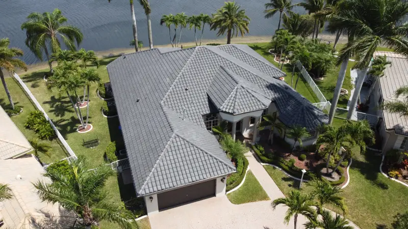 Sierra Madre slate-look tile roof